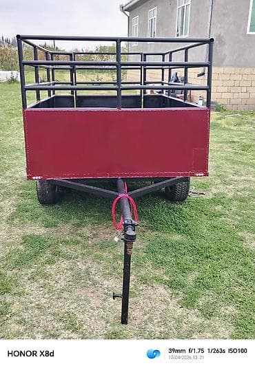 maşın qoşqusu: Yük qoşqusu (tək oxa), fermer və tikinti işləri üçün universal — 3