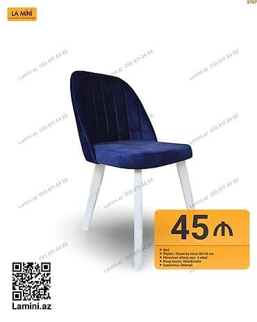 Məhsul: Yumşaq oturacaqlı stul - Model: La Mini (Laconic &