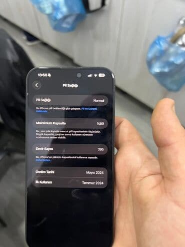 piltə qiyməti: IPhone 15 Pro, Blue Titanium, Face ID — 4