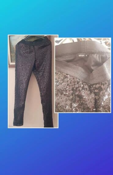 gece koynekleri: Qara payetkali qadın şalvarı - Model: dar kəsimli, balaq hissəsi — 1