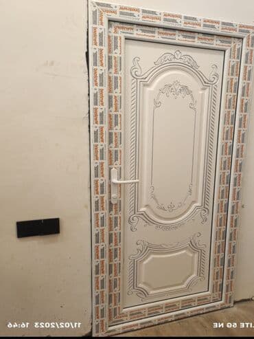 plastik qapılar: Yeni Plastik qapı Zamok və çərçivə ilə, Zəmanətli, Pulsuz quraşdırma, Pulsuz çatdırılma, Ünvandan götürmə, Rayonlara çatdırılma — 9