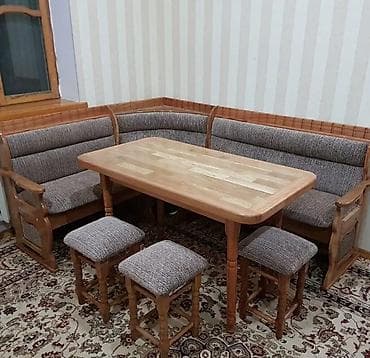 stol ustul: Mətbəx üçün, İşlənmiş, Açılmayan, Dördbucaq masa — 1