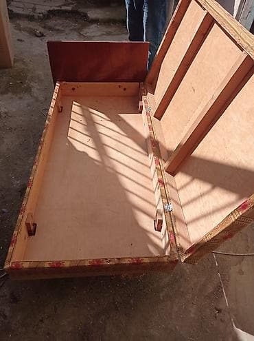 taxt doşeyi: Təknəfərlik çarpayı, Bazalı, Matras ilə, Siyirməsiz — 2