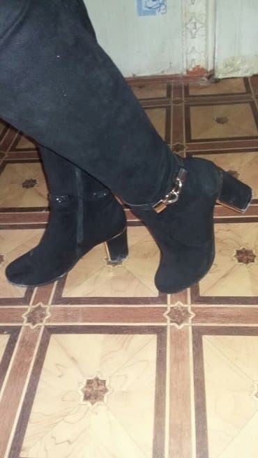 cəkməcə: Ölçü: 39.5, rəng - Qara, Yeni — 1