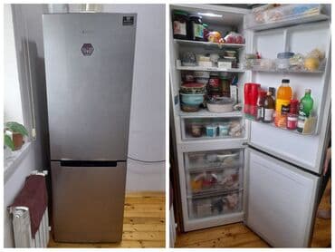 Blenderlər: İşlənmiş 2 qapılı Samsung Soyuducu Satılır, rəng - Gümüşü — 1