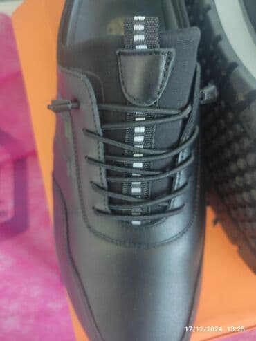 dəri kişi mokasinləri: Detektor firmasi 100% dəri təzə qara rəngli ortopedik krasovka Türkiyə — 5