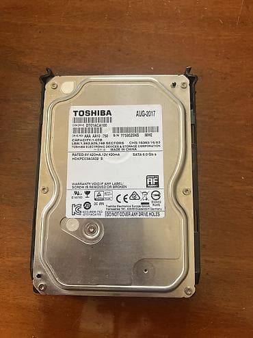 huawei watch 2: Sərt disk (HDD) Toshiba, 1 TB, 3.5", İşlənmiş — 1
