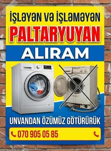 hard disk 3 tb: Hər növ paltaryuyan alışı ünvandan götürmə — 1