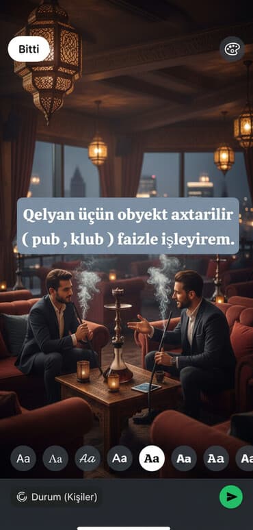Qəlyançı tələb olunur