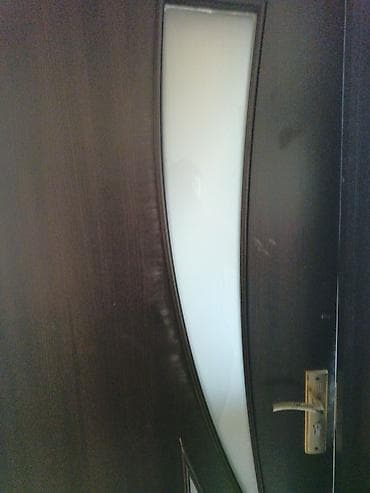 Otaq qapısı – şüşəli dizayn - Material: ağac əsaslı panellər lalafo.az -da Otaq qapısı – şüşəli dizayn - Material: ağac əsaslı panellər