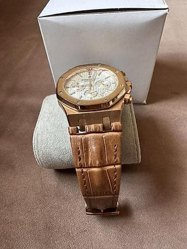 Audemars Piguet Royal Oak üslubunda xronoqraf kişi qol saatı - — 4