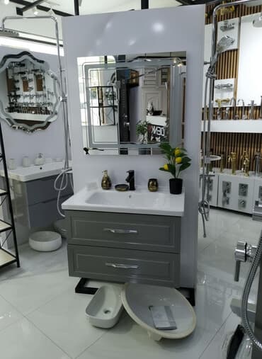 moydalar: Bu dəstəkləyici şkaf, hamam otaqları üçün nəzərdə tutulmuş, tək — 1