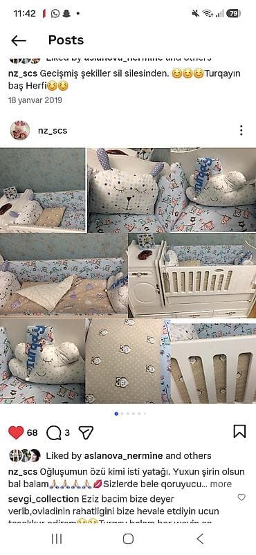 Uşaq beşiyi üçün tekstil dəsti - Dəst tərkibi: beşik üçün qoruyucu lalafo.az -da Uşaq beşiyi üçün tekstil dəsti - Dəst tərkibi: beşik üçün qoruyucu