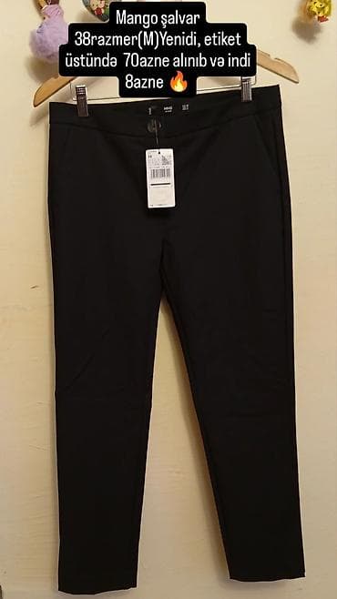 Şalvar, Mango, M, rəng - Qara