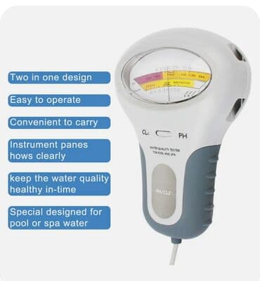 прибор: Suyun tərkibində xlor ( CL2 ) və PH ölçer test cihazı. - Model — 2