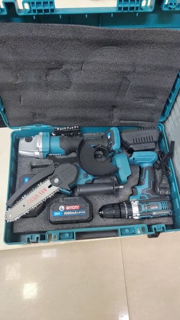 Digər alət dəstləri: Yeni Drel dəsti, ədəd: 3, Zərbəli drel, 720 W-dan çox — 1