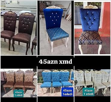 Mətbəx üçün, Yeni, Qatlanmayan, Stul