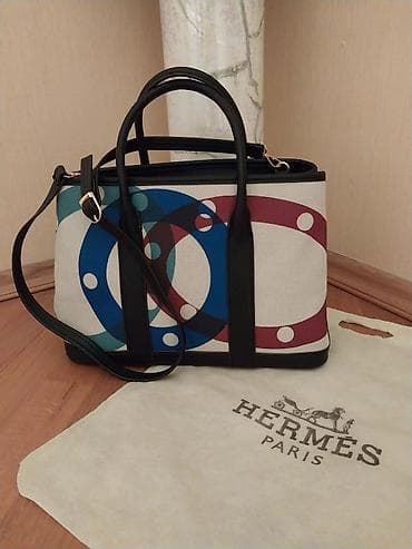 Hermès Paris çanta - Model: Toxunma parça və dəri kombinasiyalı