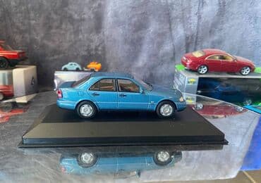 metbex tavan modelleri: Коллекционная модель Mercedes-Benz C200 W202 blue 1994 Altaya Scale — 11