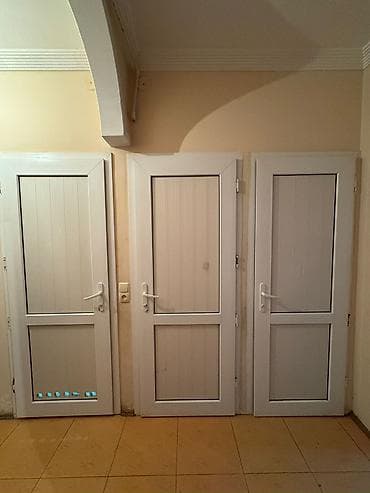 PVC qapılar – 3 ədəd dəst Məhsul təsviri: - Material: ağ rəngli PVC