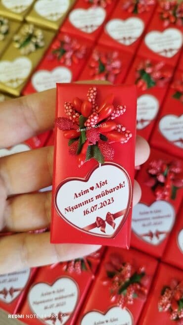 konfet xonçası: Xonca konfetleri sifarisle hazirlanir.Sifarisler en az 3-4 gun onceden — 3