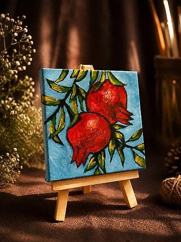 perde ucuz: “Narlar”
Mini kətan, molbertlə
10x10sm
Çatdırılma pulsuz — 1