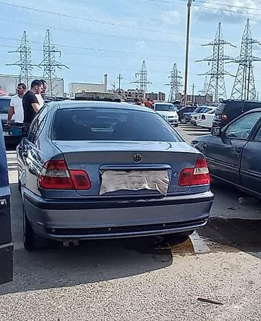 авто базар: BMW 3 Series E46 sedan - Kuzov: 4 qapılı sedan, mavi/metalik rəng - — 1