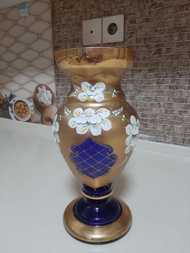 шифер бу: Набор ваз, Богемское стекло — 2