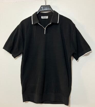 kişi köynəkləri: Polo köynək, S, rəng - Qara — 1