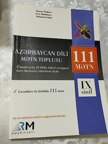 Məhsul: “Azərbaycan Dili – Mət n Toplusu (111 mətn), IX sinif”