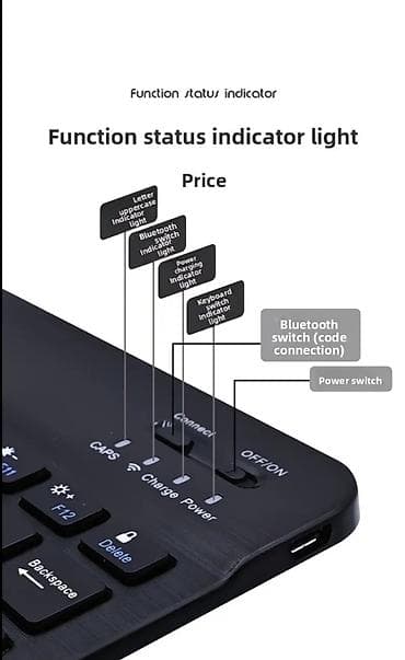 dji mikrofon bluetooth: Simsiz Klaviatura və Siçan Dəsti - Kompakt, yastı dizayn: portativ — 2