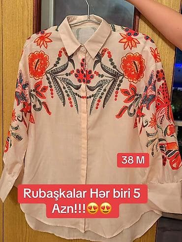 Qiymət (şəkildə göstərildiyi kimi): Rubaşkalar – hər biri 5 AZN — 1