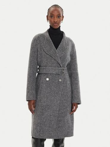 пальто зимнее: Пальто, Liu Jo, L, цвет - Серый — 3