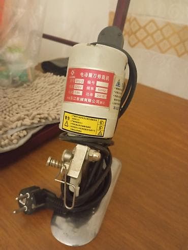 Alətlər: Elektrikli dairəvi bıçaqlı parça kəsmə maşını - Model: DIY-2 (etiket — 3
