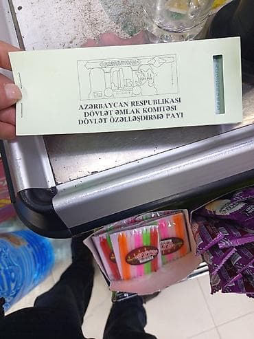 Məhsul: Dövlət Özəlləşdirmə Payi.4 ədəd bri 450 manat.isdiyen əlaqə