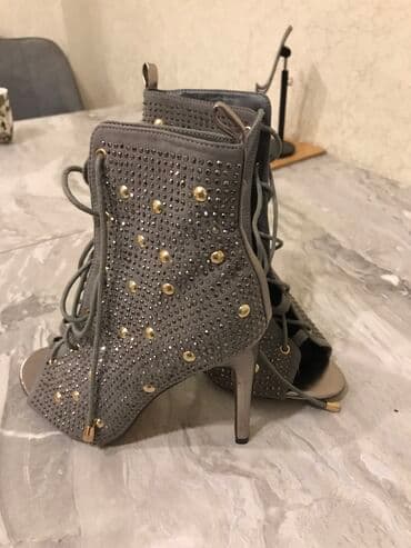 босоножки новые 36 размер: Размер: 37, цвет - Серый, Новый — 2