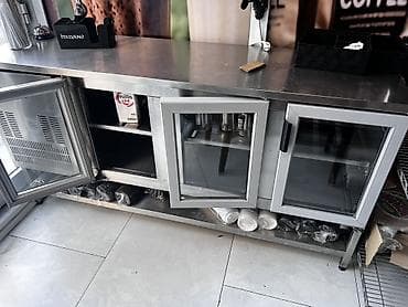 ref vitrin: Paslanmayan poladdan hazırlanmış peşəkar bar/kafe üçün soyuducu iş — 3