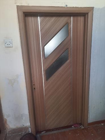Yataq otağı üçün İşlənmiş Otaq qapısı 60x200 sm Çərçivə ilə, Zəmanətli, Ünvandan götürmə