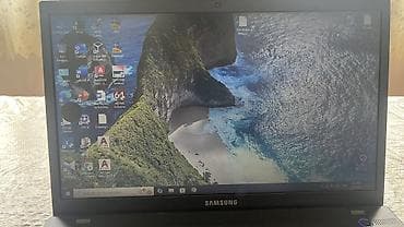 Samsung noutbuk - Model xətti: Samsung (qara, metal effektli qapaq) -