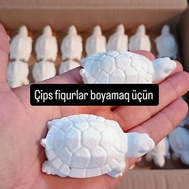 Ev və bağ: Fiqur, Gips, rəng - Ağ — 1