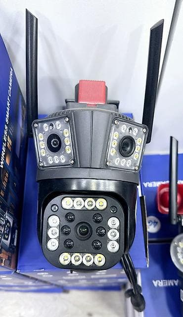 Wifi 3 kamera ptz 360° smart + 64gb - Üçlü modul dizaynı: əsas