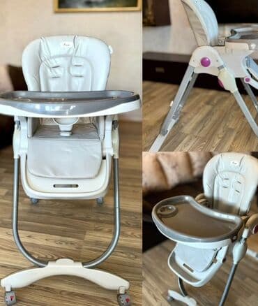 jenga oyunu: Uşaq yemək stulu – Teknum brendi Xüsusiyyətlər: - Yumşaq dəstəkli — 1