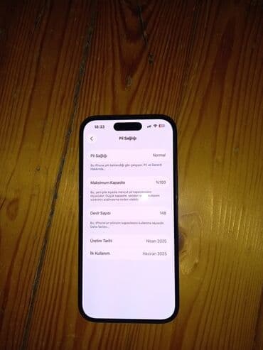 ayfonlar ucuz: IPhone 15, 128 GB, Qara, Face ID — 2