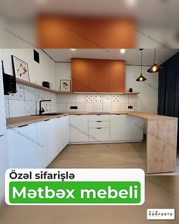 Sifarişlə mətbəx dəsti, MDF