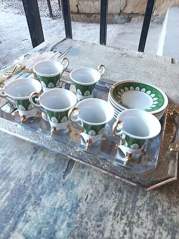 caydan: Yeni, rəng - Yaşıl, Qəhvədan, Farfor, 0,3 bucket volume l, Azərbaycan — 5