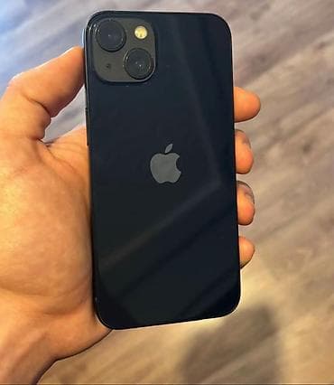 telefon akse: IPhone 13, 128 GB, Qara, Zəmanət, Barmaq izi, Face ID — 1