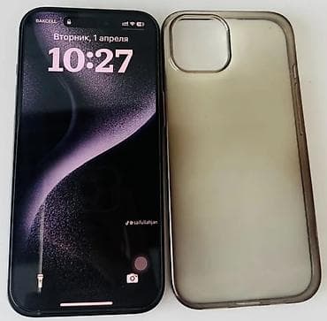 sim nomre: IPhone 15, 128 GB, Qara, Face ID — 4