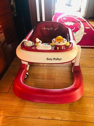 Xodunoklar: Uşaq gəzdirəni – Baby Walker, Cherry Baby - Rəng: qırmızı/ağ - — 2