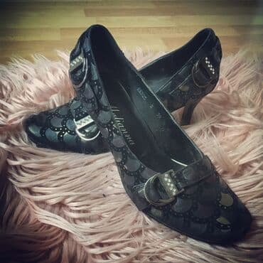 Çəngəllər: Tuflilər, Ölçü: 36, rəng - Qara, İşlənmiş — 2