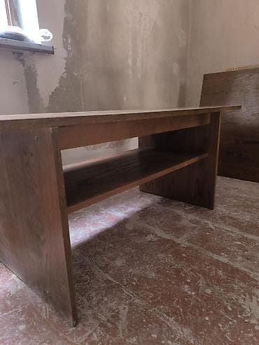 avara sekilleri: Jurnal masası, Açılmayan, Taxta, Dördbucaq masa — 2